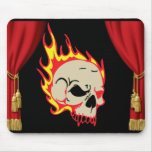 Skul bränning Mousepad Mus Mattor