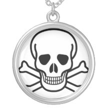 skull_and_crossbone anpassningsbar halsband
