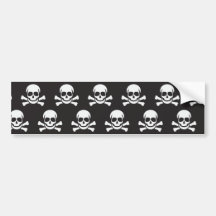 Skull & Crossbones Bumper Sticker