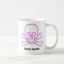 skullandbones gör inte handlag kaffe koppar