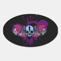 skullbrightklistermärke