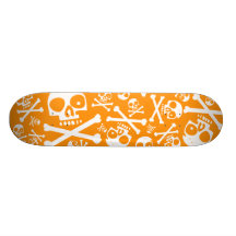 SkullDuggeryorange Skateboard Decks