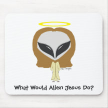 Skulle vad främmande Jesus gör? Mousepad Musmattor