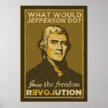 Skulle vad Jefferson gör? Affisch