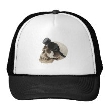 SkullGogglesUp073109 Trucker Keps