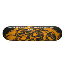 skullzbaner anpassad skate board