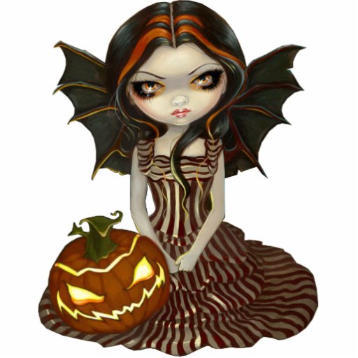 Skulptur för foto för Halloween skymning gotisk fe Cut Out