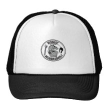 Skurk- hatt för krigare B&W Trucker Keps