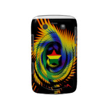 Skyddande fodral för Jamaica Rasta björnbär Case-Mate Blackberry Skydd