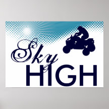 skyhöga kvadrater affisch