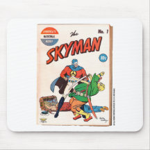 Skyman Golden Age cover by Ogden Whitney Mouse Pads