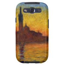 Skymning Venedig vid Claude Monet Samsung Galaxy S3 Cover