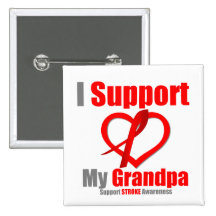 Slå medvetenheten som jag stöttar min morfar knappar med nål