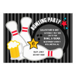 Slå någon rolig bowlingfödelsedagsfest inbjudan