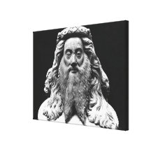 Slå sönder från den begravnings- statyn av Jean II Canvasduk Med Gallerikvalitet