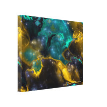 Slågen in kanfas för FractalNebulae 4 Canvasdukar Med Gallerikvalitet