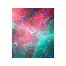 Slågen in kanfas för Nebula ande Sträckt Kanvastryck