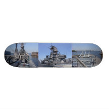 Slagskepp USS Wisconsin Skateboard Deck