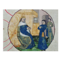 Släktforskningen av Charles V och Charles VI Vykort