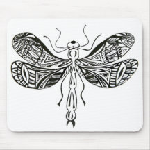 slända Mousepad Mus Mattor