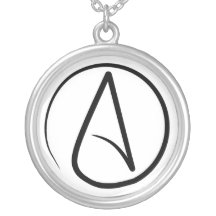 Slankt ateistsymbolhalsband