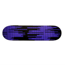 SLÅR SVART MUSIK FÖR BLÅTT VOLYM SOM ANTECKNAR DIG ANPASSNINGSBARA SKATEBOARD