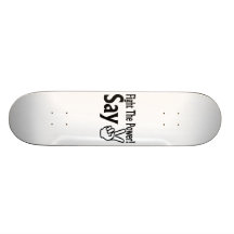 Slåss drivanågot att sägafreden skate board deck