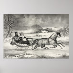 "Sleighritt" affisch/tryck