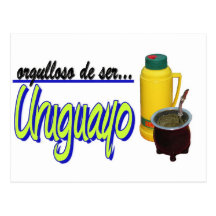 slogan Uruguay orgulloso mate Tarjetas Postales