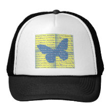 Sloganfjäril Baseball Hat