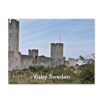 Slott i Visby, Visby Gotland Sverige Vykort