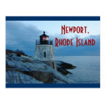 SlottbackeFyr Newport, RI-vykort