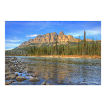 Slottberg, Banff, Alberta Konstfoto