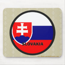 Slovakien Roundel kvalitets- flagga Musmatta