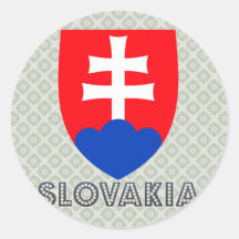 Slovakien vapensköld klistermärken
