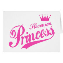 Slovensk Princess Hälsnings Kort