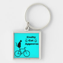 Slug kattcykel Keychain Nyckel Ring