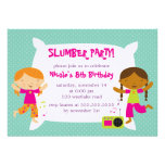 Slummerpartyinbjudningar
