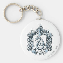 Slytherin vapensköldblått nyckelring