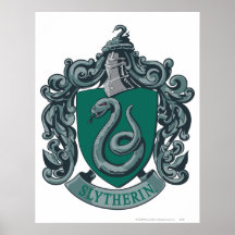 Slytherin vapensköldgrönt print