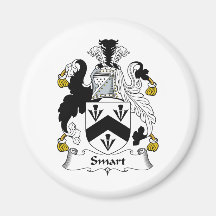 Smart familjvapensköld kylskåpsnagnet