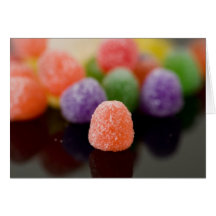 Smaskiga Gummies Hälsnings Kort