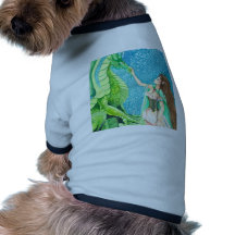 smeka smaragddraken hund tee shirt