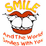 Smile and the World Smiles with you Photo Cut Out