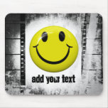 Smiley face filmar remsor Mousepad Mus Matta