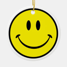 Smiley face jul dekorationer
