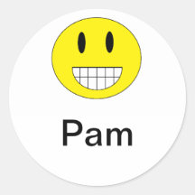 "Smiley face" klistermärke