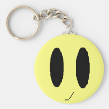 Smiley face nyckel ring