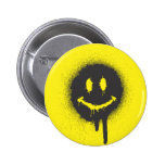 Smiley face pins