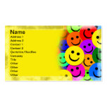 Smiley faceCollage Visitkort Mallar